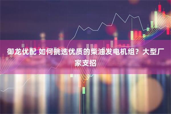 御龙优配 如何挑选优质的柴油发电机组？大型厂家支招